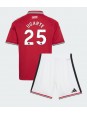 Manchester United Manuel Ugarte #25 Domácí dres pro děti 2026-27 Krátký Rukáv (+ trenýrky)